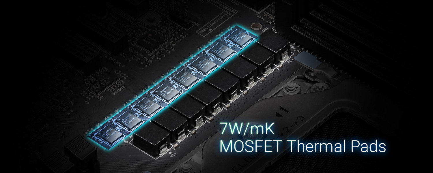 7W/mK MOSFET Thermal Pads